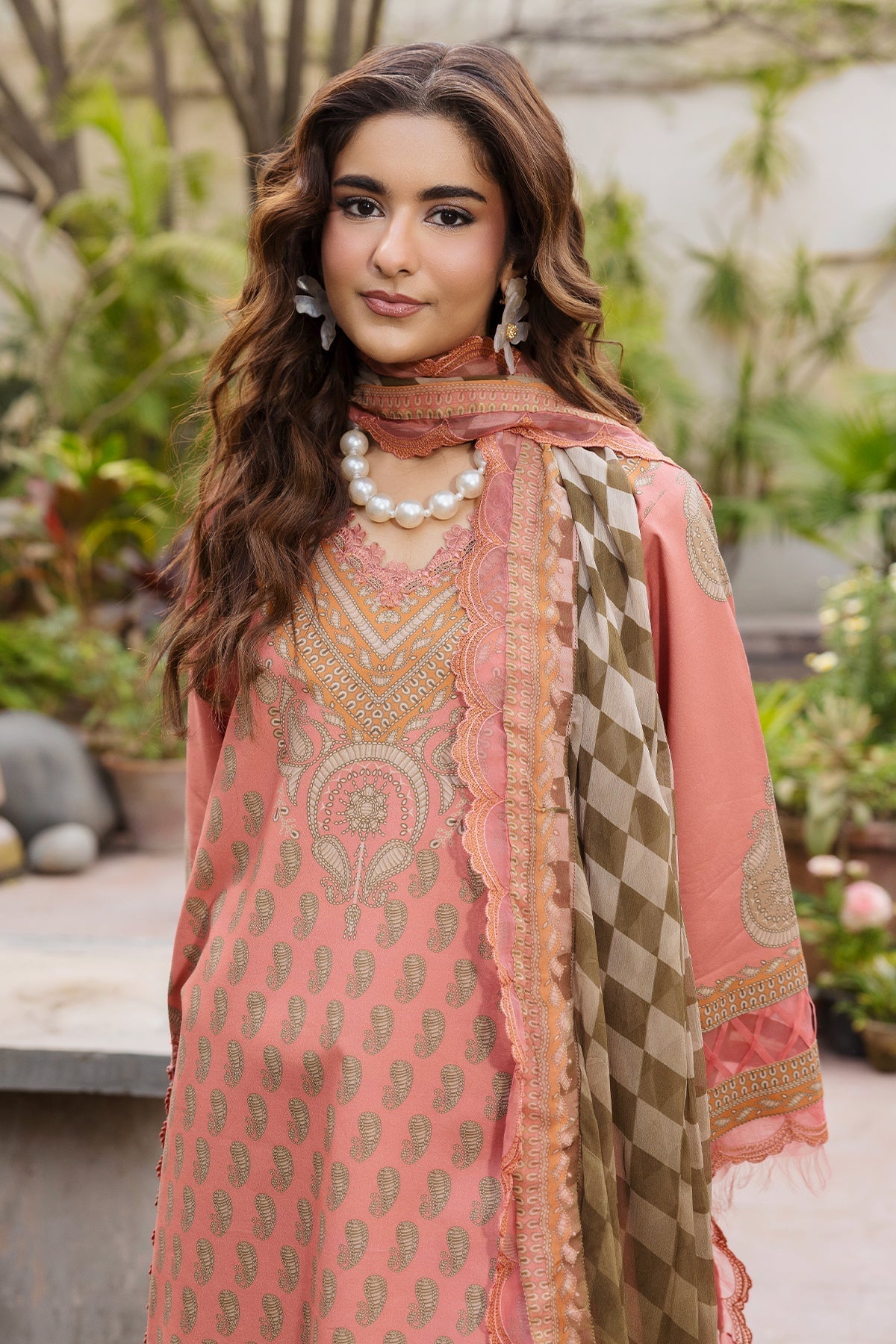 Charizma | Andaaz Lawn 26 |  CAD6-07 - Luxury Dress - available at Maria Faisal in UK and USA.