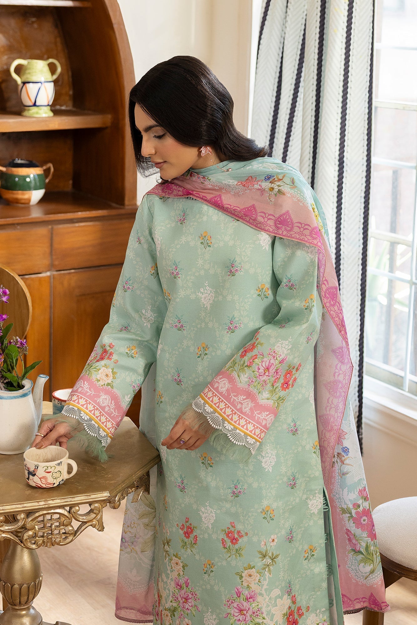 Rajbari | Nissa Exclusive Summer Prints | 12 - Casual Dress - available at Maria Faisal in UK and USA.