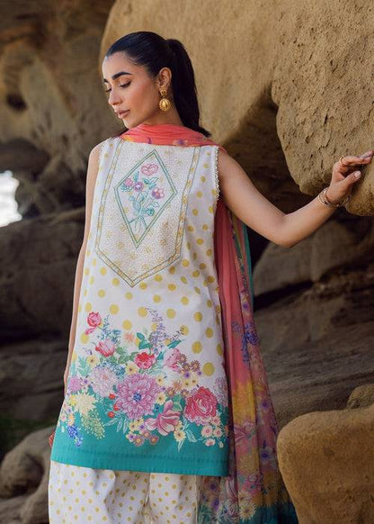 Sadaf Fawad Khan | Siraa Lawn 25 | Retro Polka by Maria Faisal - Registered Vendor of : Sadaf Fawad Khan - type : Ladies Clothes - 100% original wedding dresses