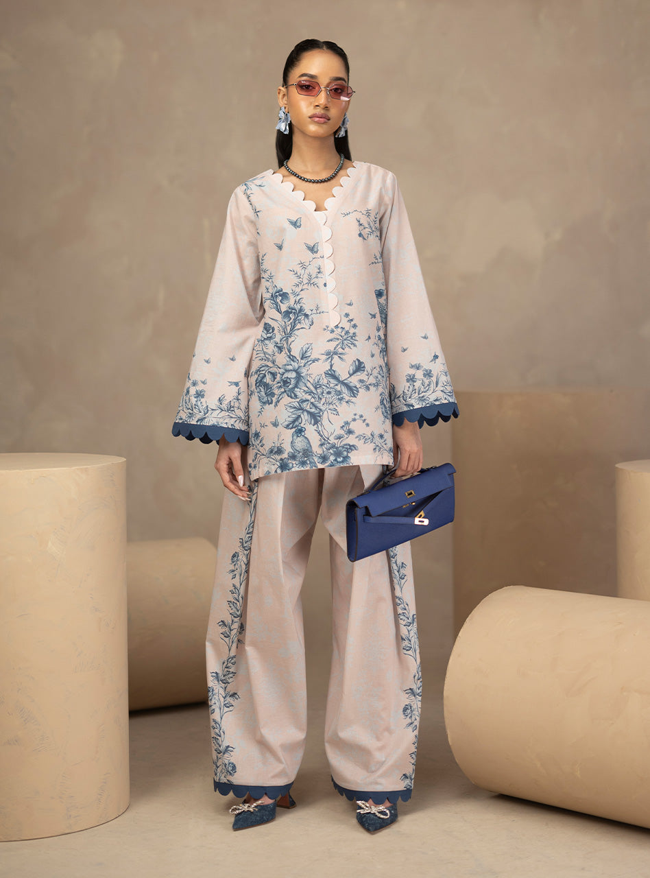 Zainab Chottani | Zahra Spring Edit 26 | Frosty - Luxury Dress - available at Maria Faisal in UK and USA.
