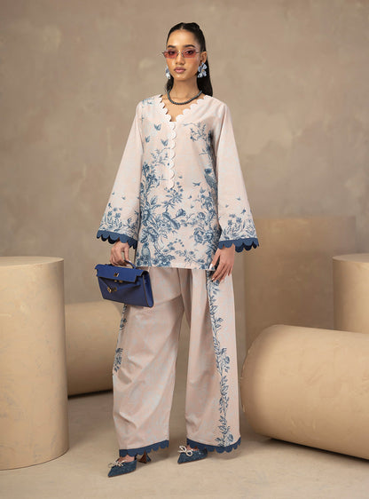 Zainab Chottani | Zahra Spring Edit 26 | Frosty - Luxury Dress - available at Maria Faisal in UK and USA.