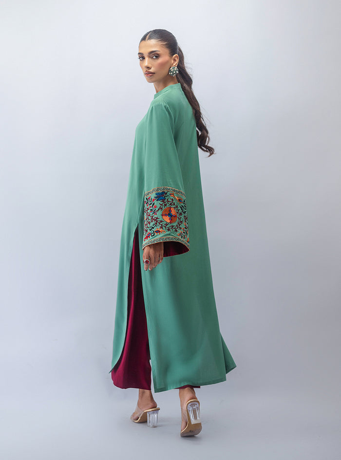 Zainab Chottani | Aara Moonsoon Edit | Mint Escape - Ladies Clothes - Maria Faisal