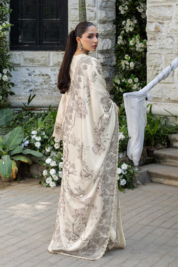 Akbar Aslam | Elaria RTW Lawn 26 | Aurielle - Luxury Dress - available at Maria Faisal in UK and USA.