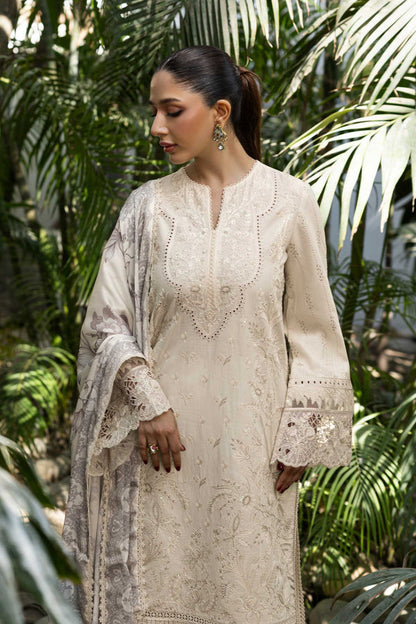 Akbar Aslam | Elaria RTW Lawn 26 | Aurielle - Luxury Dress - available at Maria Faisal in UK and USA.