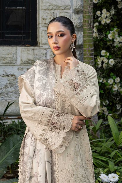 Akbar Aslam | Elaria RTW Lawn 26 | Aurielle - Luxury Dress - available at Maria Faisal in UK and USA.