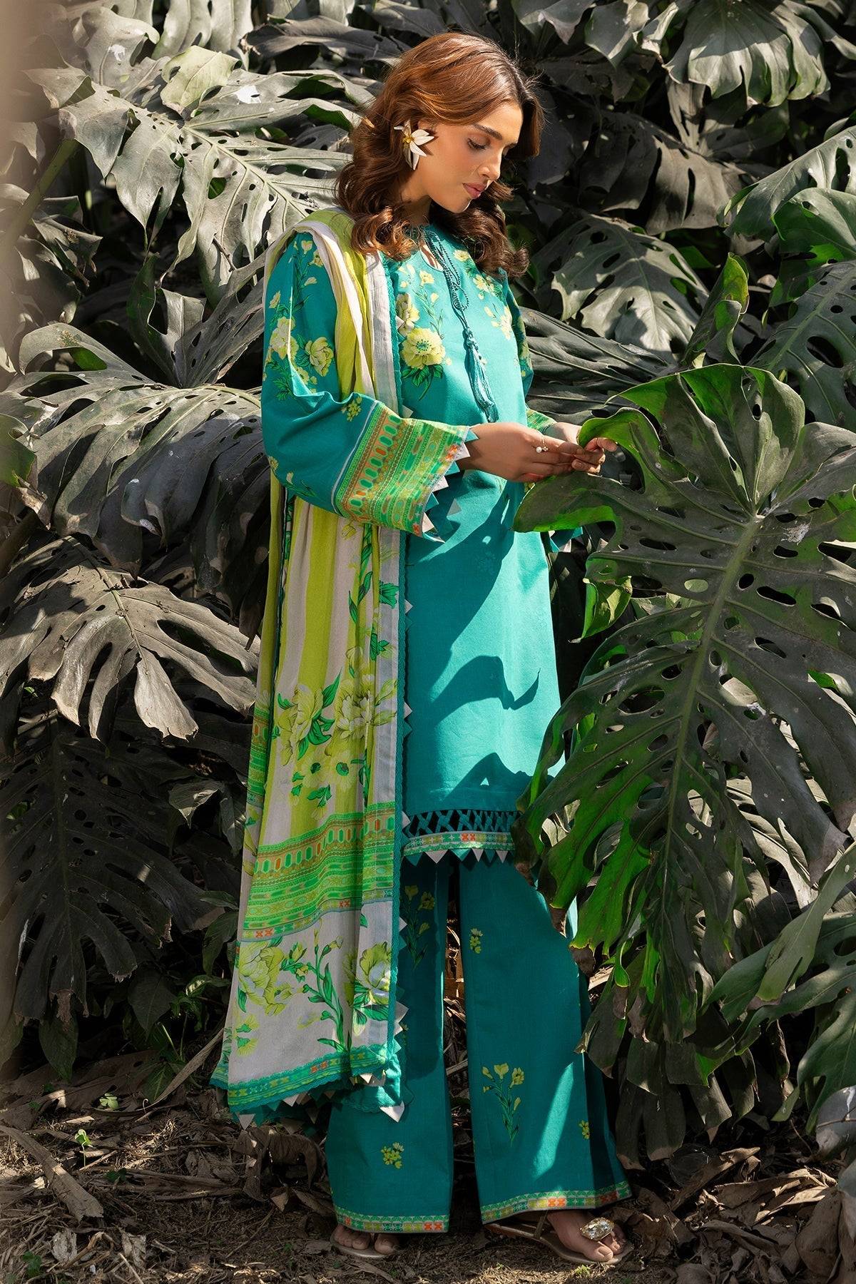 Charizma | C prints Lawn |CP5-21 by Maria Faisal - Registered Vendor of : Charizma - type : Ladies Clothes - 100% original wedding dresses