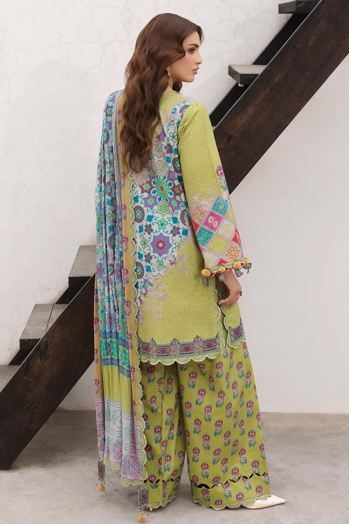 Charizma | Andaaz Lawn 26 | CAD6-10 - Luxury Dress - available at Maria Faisal in UK and USA.