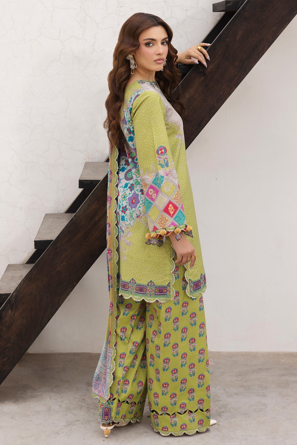 Charizma | Andaaz Lawn 26 | CAD6-10 - Luxury Dress - available at Maria Faisal in UK and USA.