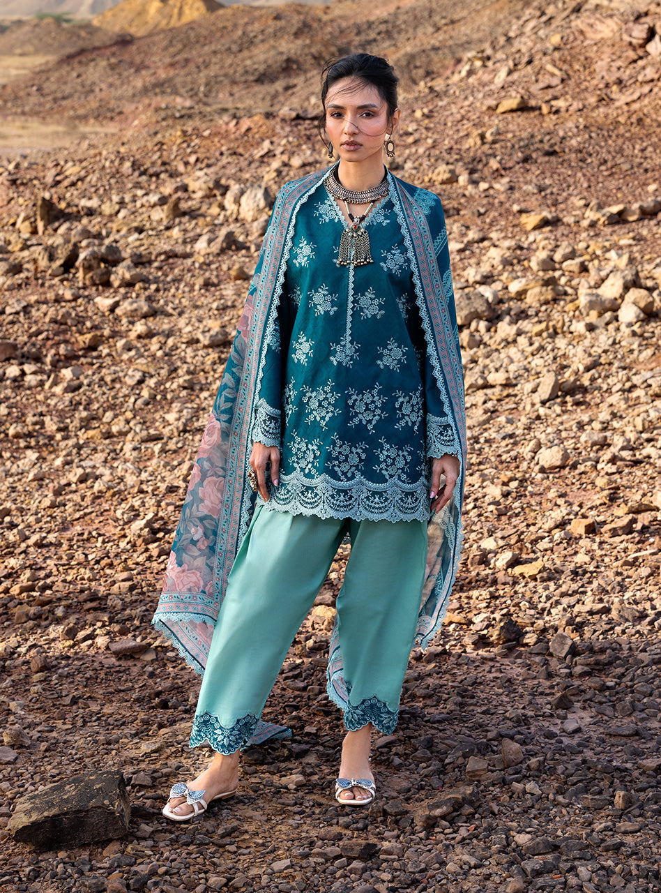 Zainab Chottani | Spring Summer Lawn 26 | Nissa - Luxury Dress - available at Maria Faisal in UK and USA.
