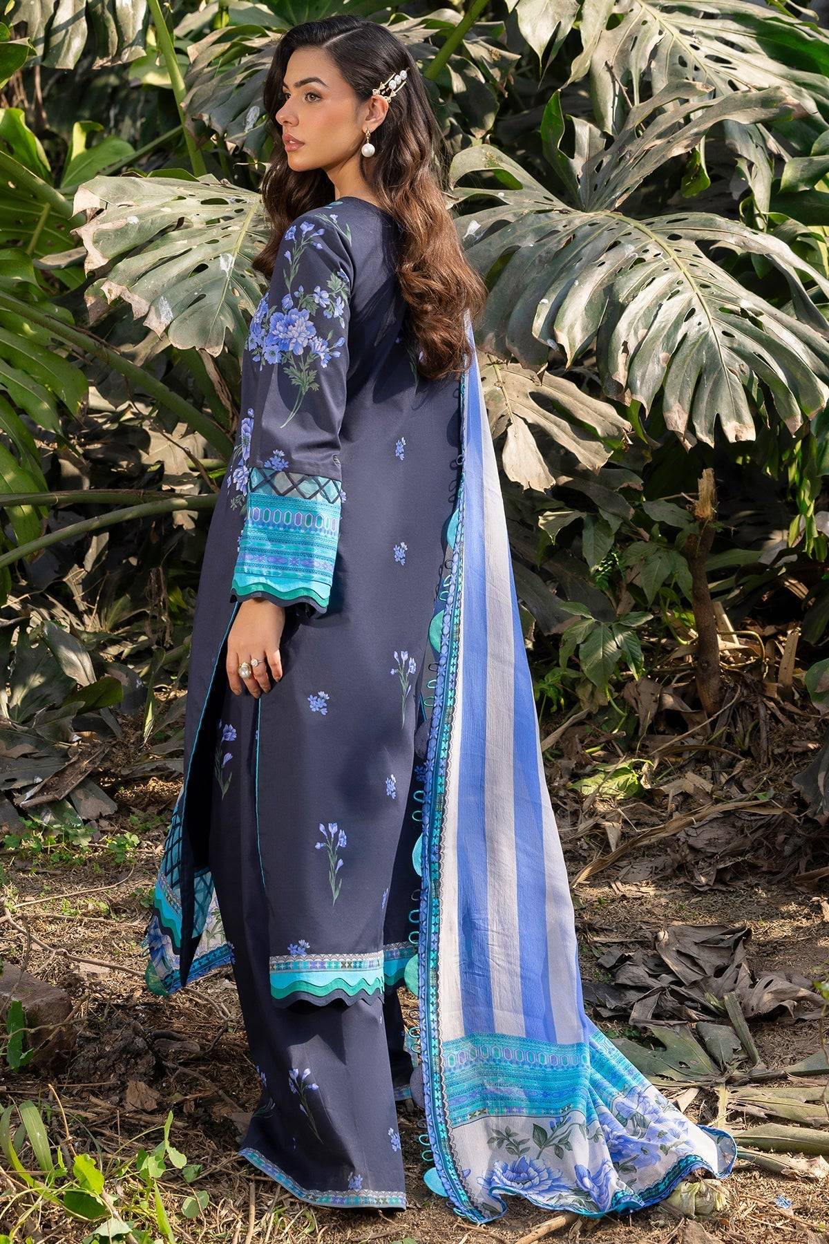 Charizma | C prints Lawn | CP5-19 by Maria Faisal - Registered Vendor of : Charizma - type : Ladies Clothes - 100% original wedding dresses