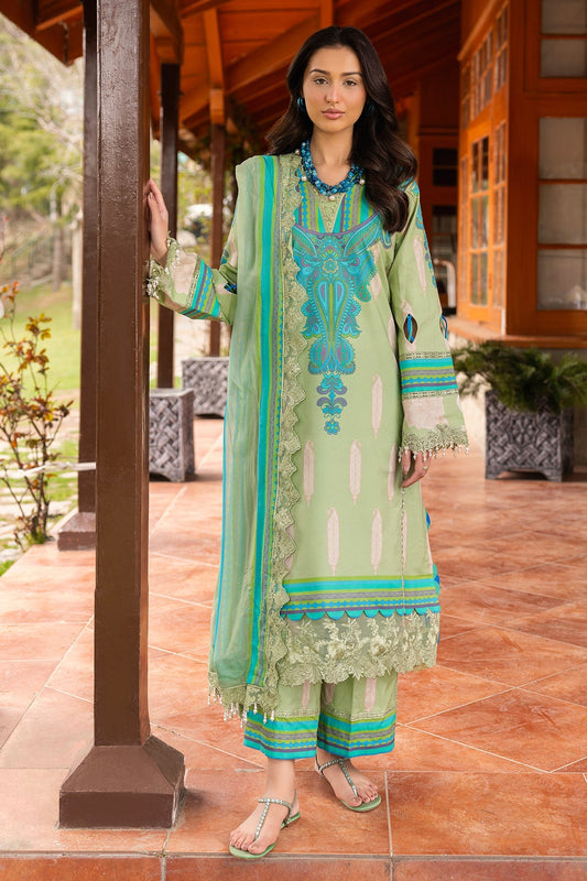 Charizma | Festive Edit | CRB6-13P - Luxury Dress - available at Maria Faisal in UK and USA.