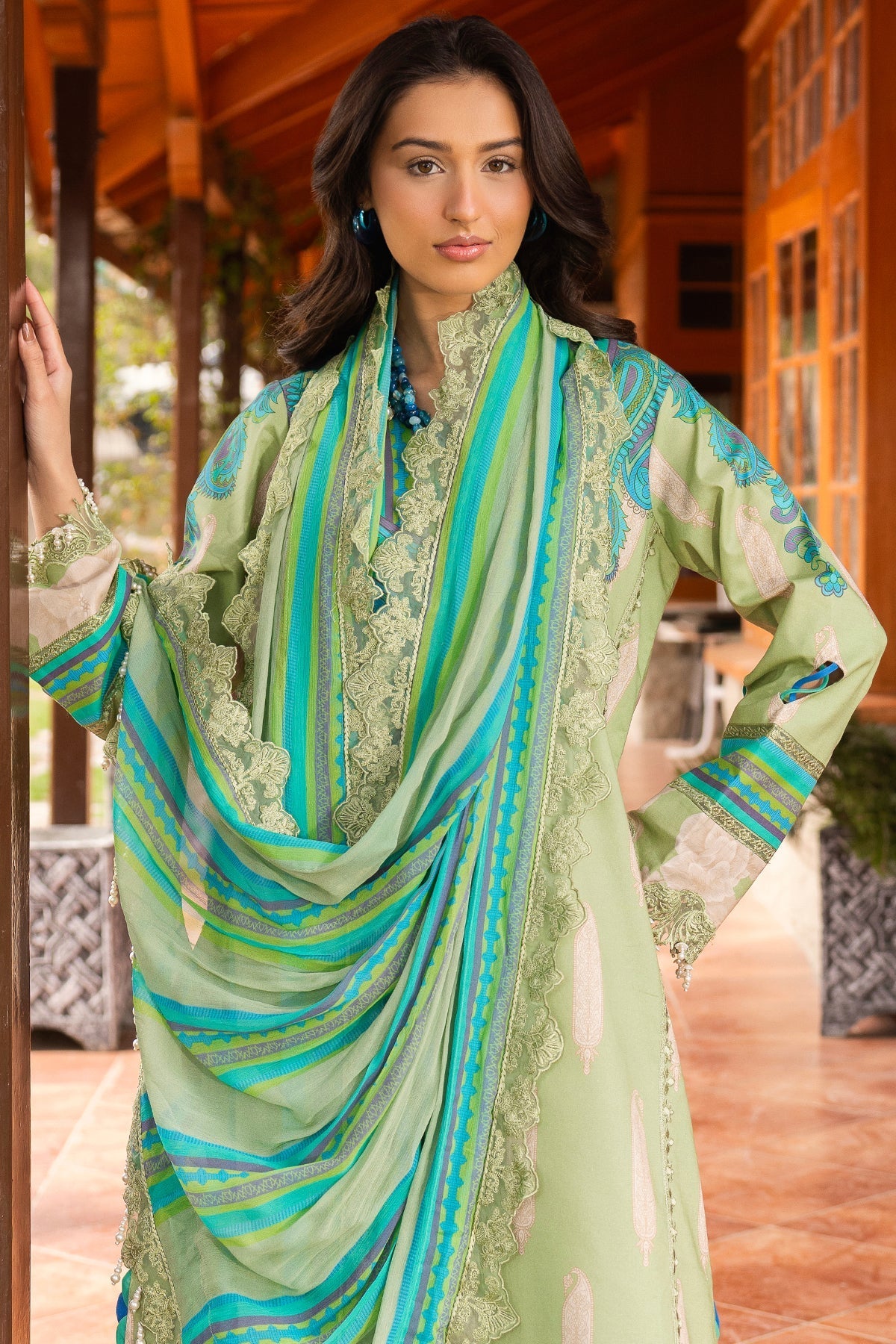 Charizma | Rang e Bahar | VOL 02 CRB6-13 - Luxury Dress - available at Maria Faisal in UK and USA.