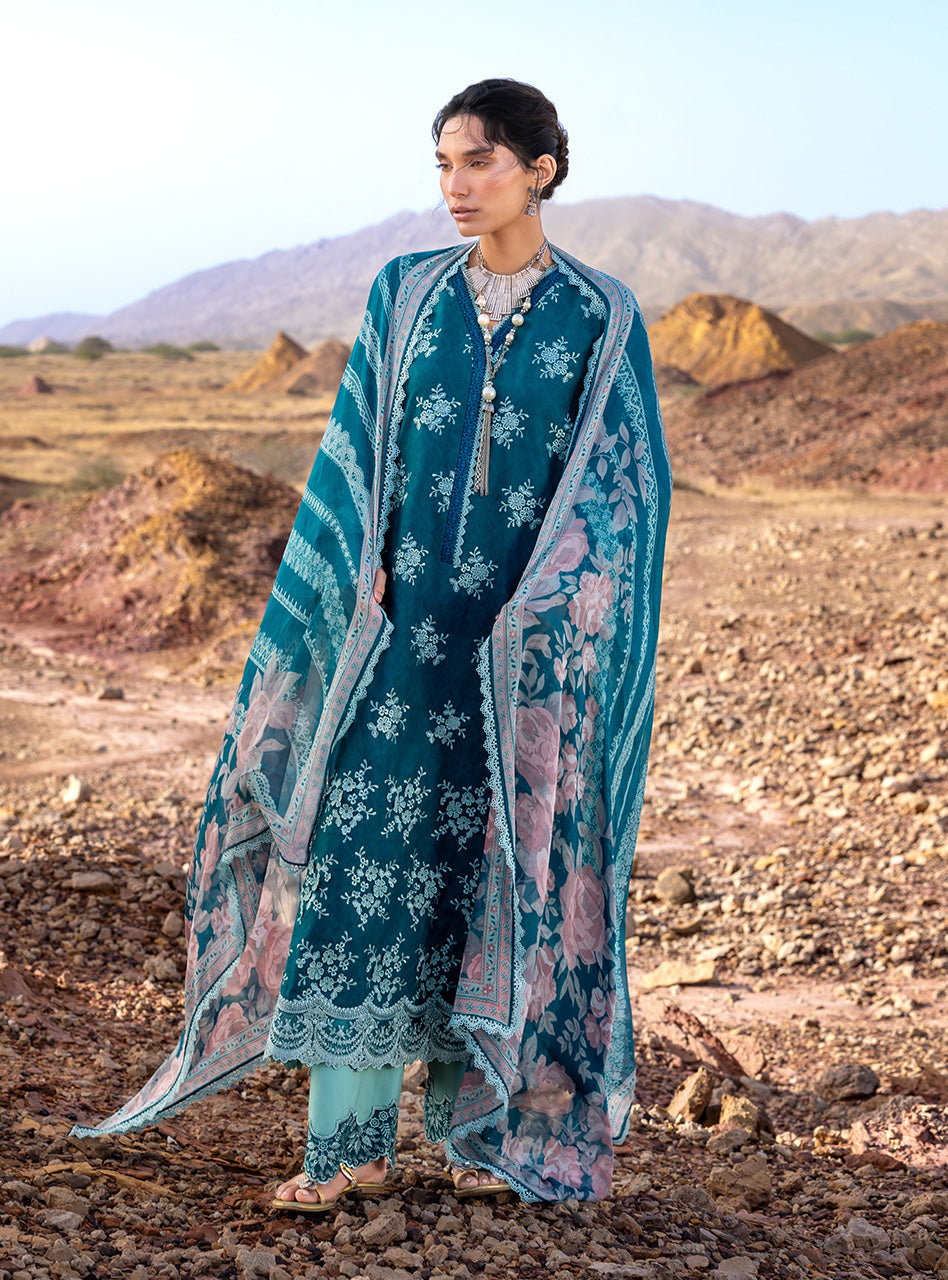 Zainab Chottani | Spring Summer Lawn 26 | Nissa - Luxury Dress - available at Maria Faisal in UK and USA.