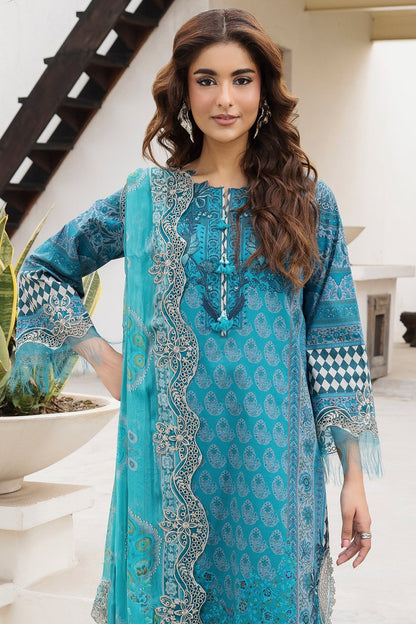 Charizma | Combination Lawn | CC6-24 - Luxury Dress - available at Maria Faisal in UK and USA.