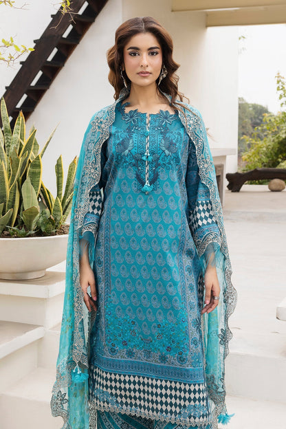 Charizma | Combination Lawn | CC6-24 - Luxury Dress - available at Maria Faisal in UK and USA.