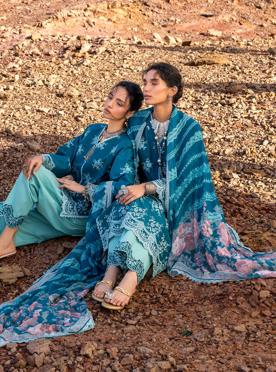 Zainab Chottani | Spring Summer Lawn 26 | Nissa - Luxury Dress - available at Maria Faisal in UK and USA.