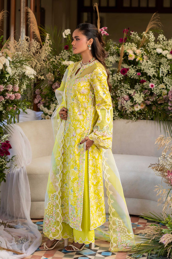 Akbar Aslam | Elaria Ready to Wear Lawn 26 | Surai - Dress - available at Maria Faisal in UK and USA.