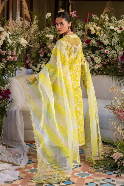 Akbar Aslam | Elaria Ready to Wear Lawn 26 | Surai - Dress - available at Maria Faisal in UK and USA.