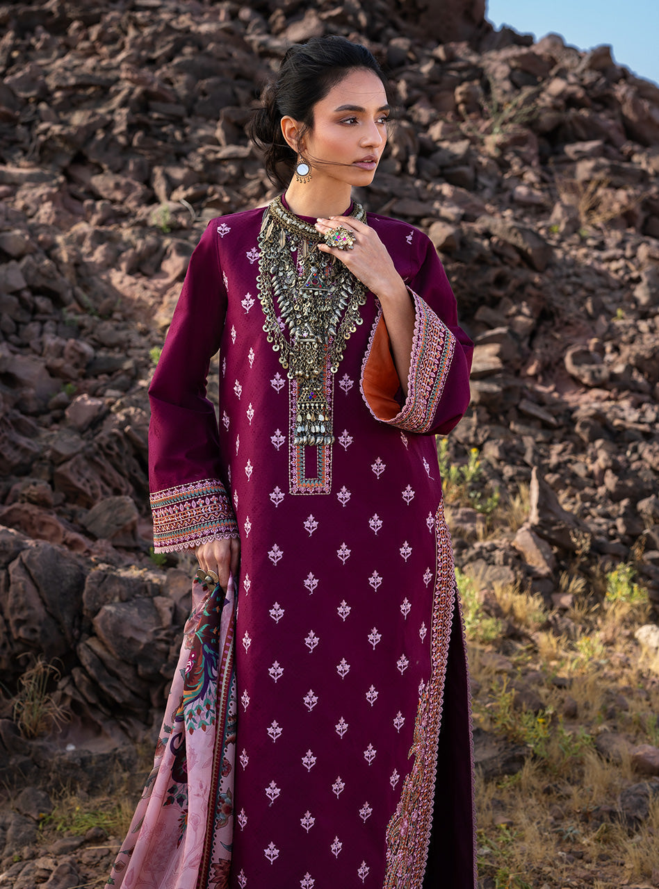 Zainab Chottani | Spring Summer Lawn 26 | Aylin - Luxury Dress - available at Maria Faisal in UK and USA.