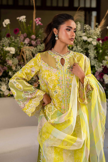Akbar Aslam | Elaria Ready to Wear Lawn 26 | Surai - Dress - available at Maria Faisal in UK and USA.