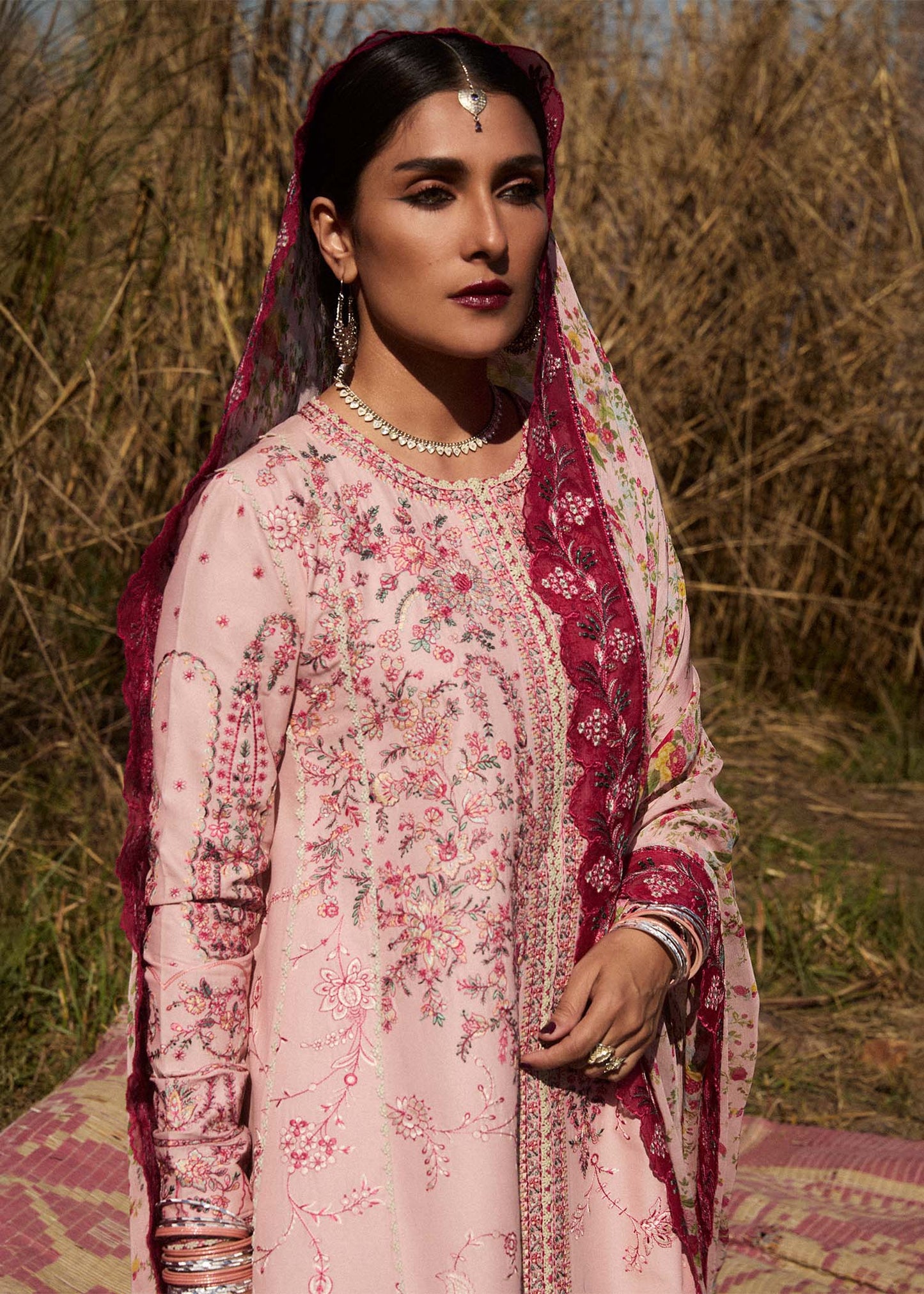 Hussain Rehar | Surkh Eid Pret’25 | Neher by Maria Faisal - Registered Vendor of : Hussain Rehar - type : Ladies Clothes - 100% original wedding dresses
