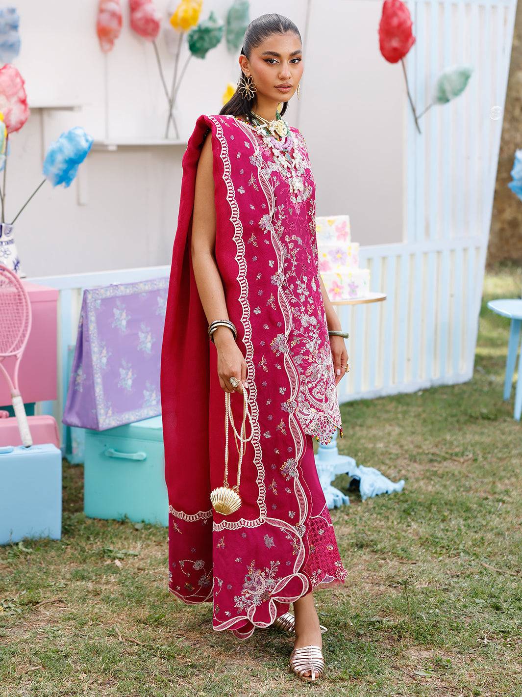 Bin Ilyas | Carnival Summer Edit 25 | 35 - B by Maria Faisal - Registered Vendor of : Bin Ilyas - type : Ladies Clothes - 100% original wedding dresses