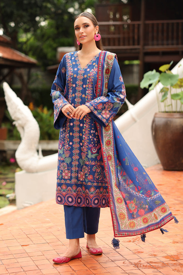 Baroque | Luxury Pret Summer | UF-4251 - Luxury Dress - available at Maria Faisal in UK and USA.
