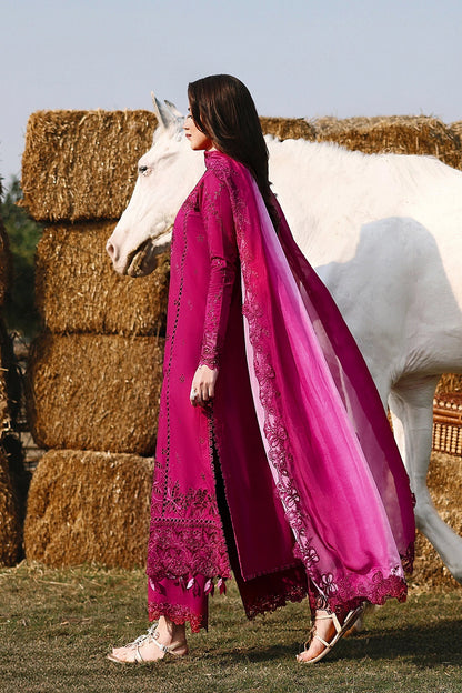 Azure | Luxury Lawn 26 | Barbella - Dress - available at Maria Faisal in UK and USA.