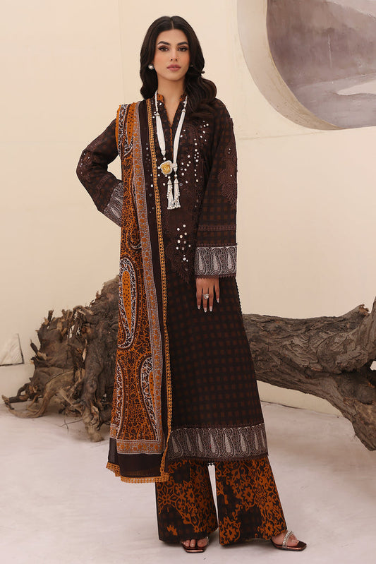 Charizma | Naranji Embroidered Lawn 24 | CN4-004 - Maria Faisal