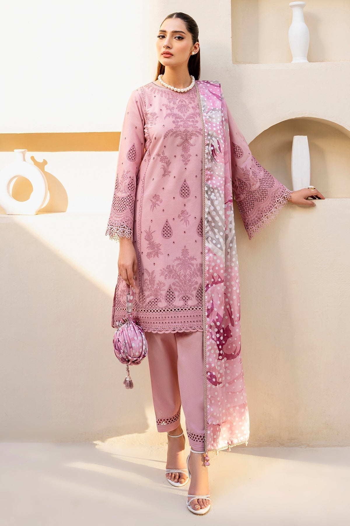 Jazmin | Irish Lawn SS 24 | D1 - Maria Faisal. 