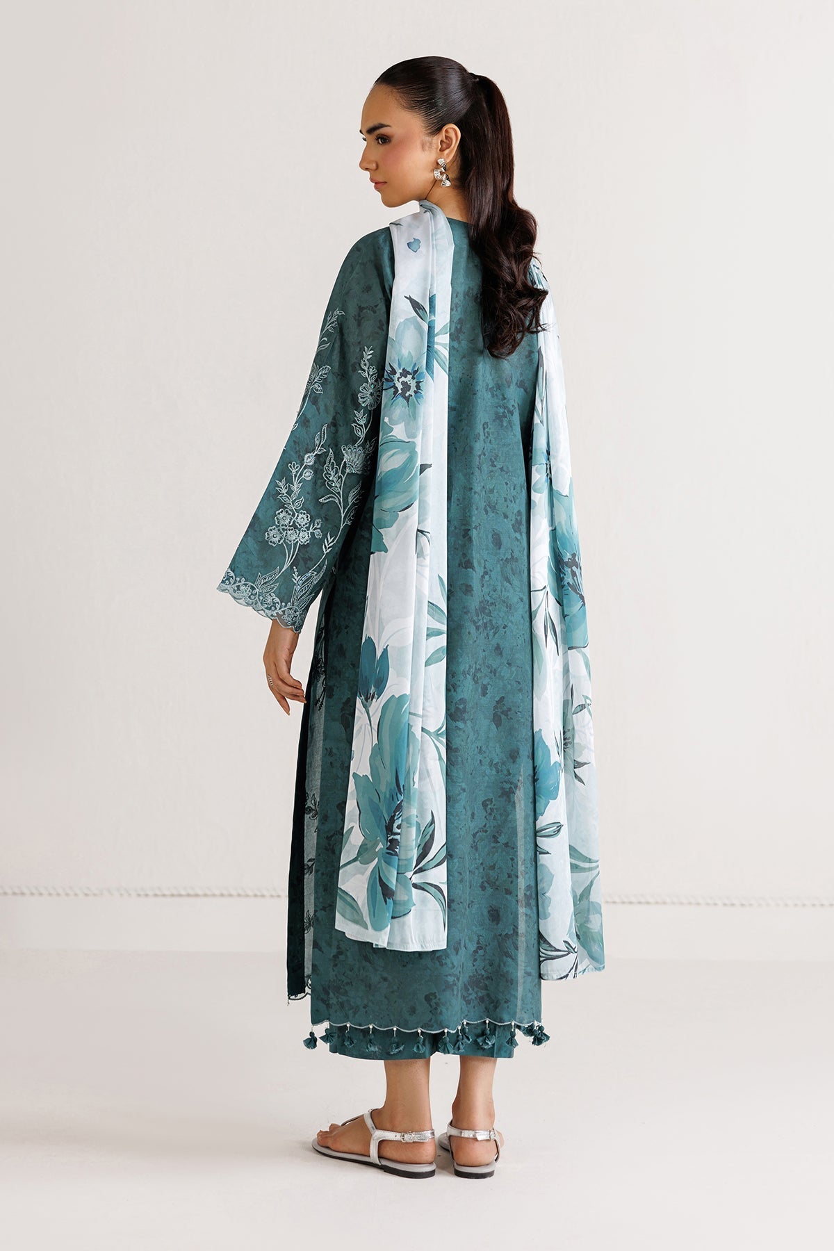 Baroque | Luxury Summer Pret | F-4493 - Luxury Dress - available at Maria Faisal in UK and USA.