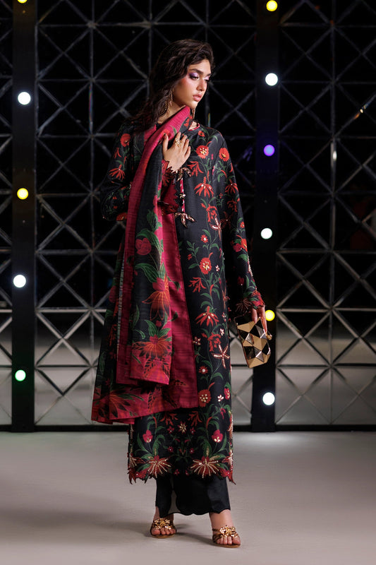 Rangrasiya | Luxe Silk 26 | Tresor - Luxury Dress - available at Maria Faisal in UK and USA.