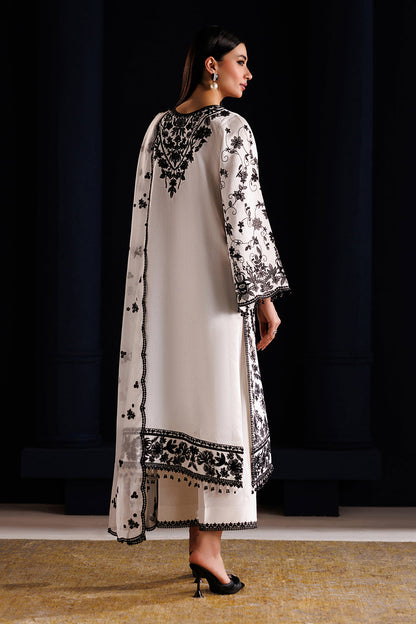 Baroque | Formals Collection | EMBROIDERED JACQUARD SILK UF-4442 - Formal Dress - available at Maria Faisal in UK and USA.