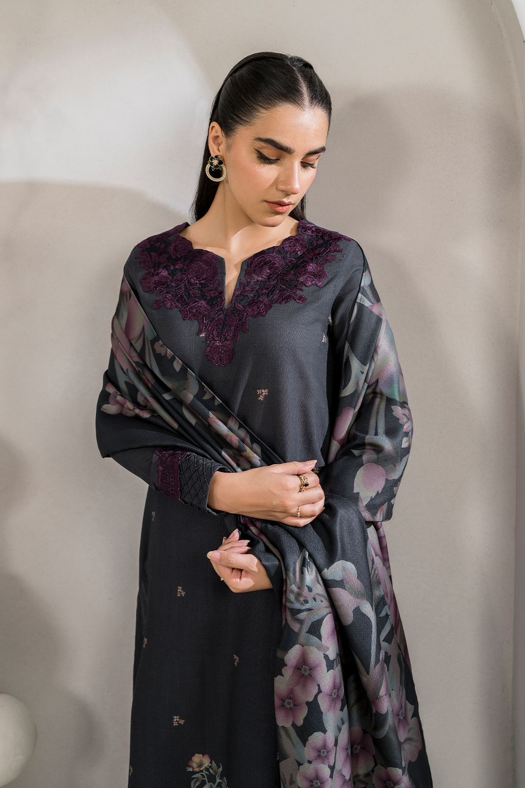 Iznik | Exclusive Winter | UE-357 - Ladies Clothes - Maria Faisal