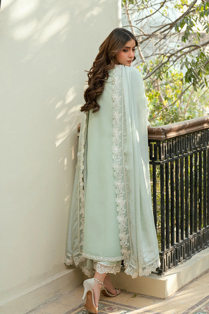 Azure | Vogue Formals | Pearl Drop - Formal Dress - available at Maria Faisal in UK and USA.