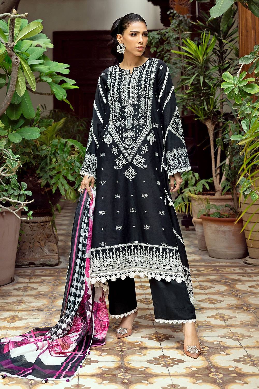 Gul Ahmed | Festive Capsule 25 | SP-52043 by Maria Faisal - Registered Vendor of : Gul Ahmed - type : Ladies Clothes - 100% original wedding dresses