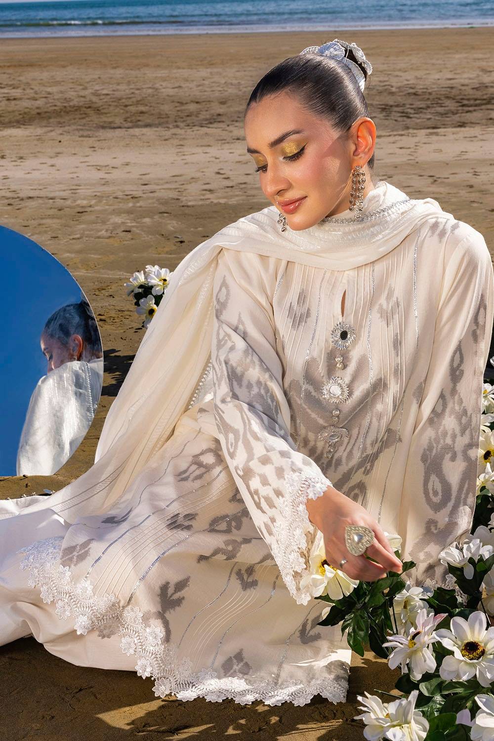 Gul Ahmed | Taara 25 | MJ-52003 by Maria Faisal - Registered Vendor of : Gul Ahmed - type : Ladies Clothes - 100% original wedding dresses