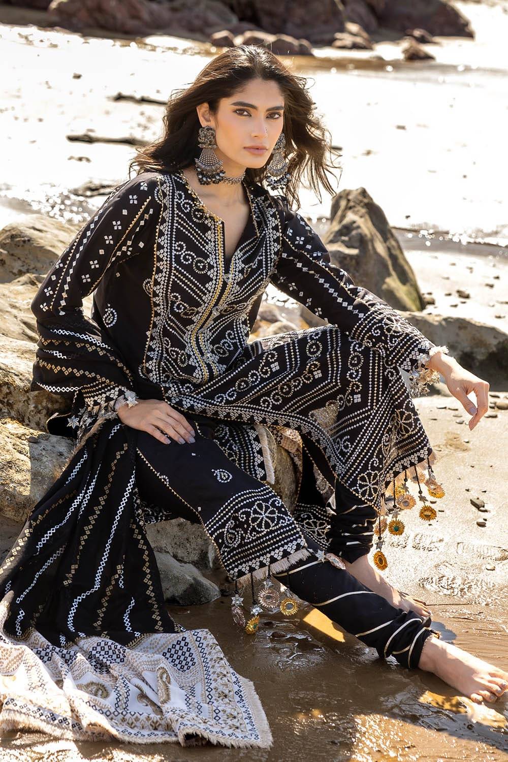Gul Ahmed | Chunri Lawn 25 | CL-52407 by Maria Faisal - Registered Vendor of : Gul Ahmed - type : Ladies Clothes - 100% original wedding dresses
