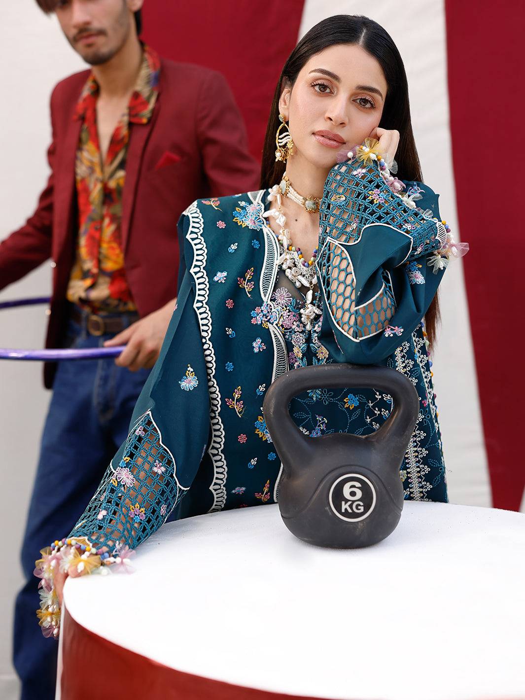 Bin Ilyas | Carnival Summer Edit 25 | 35 - A by Maria Faisal - Registered Vendor of : Bin Ilyas - type : Ladies Clothes - 100% original wedding dresses