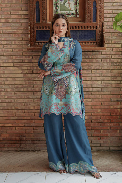 Shamaeel Ansari | Nazaakat Pret | Sky Enchant - Formal Dress - available at Maria Faisal in UK and USA.