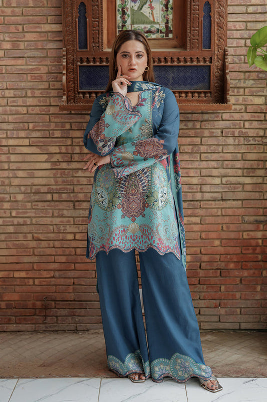 Shamaeel Ansari | Nazaakat Pret | Sky Enchant - Formal Dress - available at Maria Faisal in UK and USA.