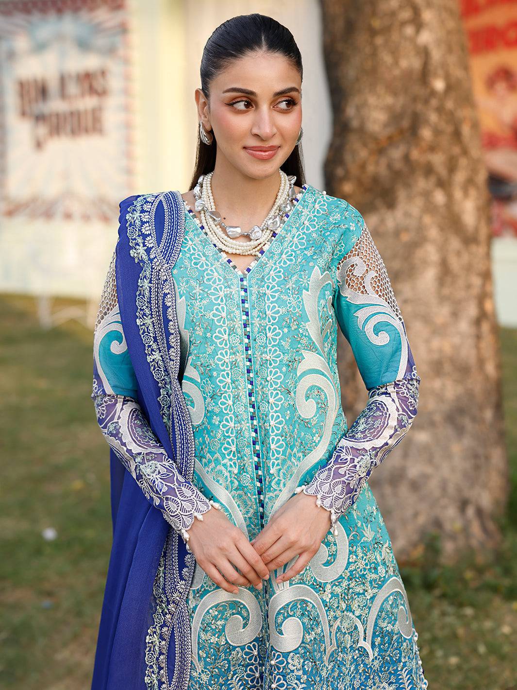 Bin Ilyas | Carnival Summer Edit 25 | 36 - A by Maria Faisal - Registered Vendor of : Bin Ilyas - type : Ladies Clothes - 100% original wedding dresses