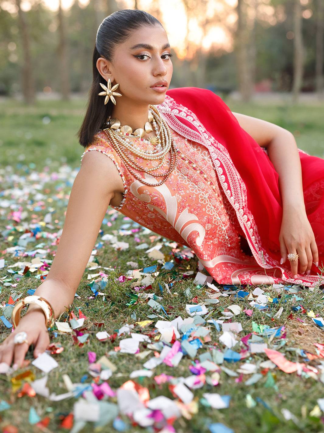 Bin Ilyas | Carnival Summer Edit 25 | 36 - B by Maria Faisal - Registered Vendor of : Bin Ilyas - type : Ladies Clothes - 100% original wedding dresses