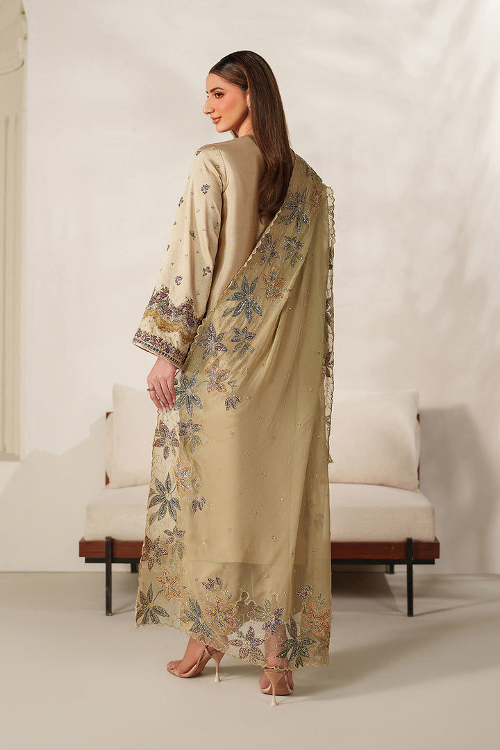 Iznik | Chinon Chiffon | UE-617 - Dress - available at Maria Faisal in UK and USA.