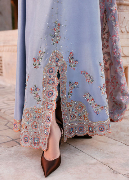 Hussain Rehar | Luxury Pret AW 25 | Periwina - Formal Dress - available at Maria Faisal in UK and USA.