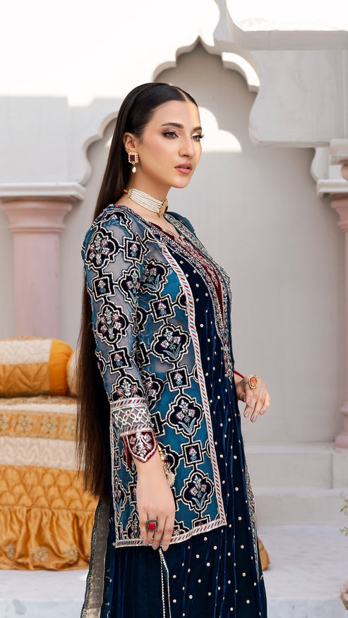 Zebtan | Andaz e Makhmal | ZAM-08 - Ladies Clothes - Maria Faisal