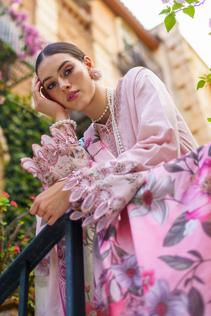 Baroque | Luxury Pret 24 | JACQUARD LAWN UF-588 - Designer Dress with Intricate embroidery and embellishments. Shop elegent wedding dress at Maria Faisal.