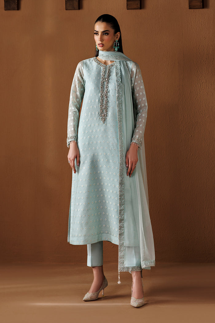 Baroque  | Luxury Pret 26 | PR-1285 - Luxury Dress - available at Maria Faisal in UK and USA.