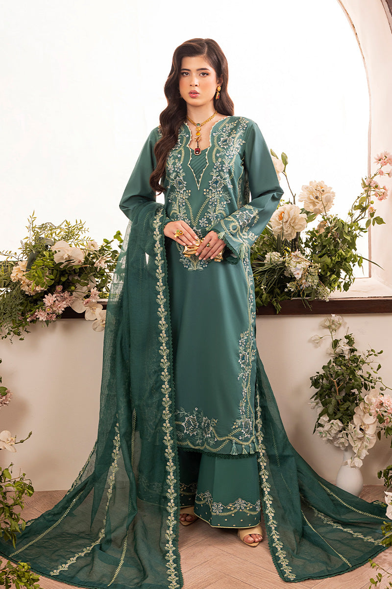 Shurooq | Mon Cheri |Jade - Luxury Dress - available at Maria Faisal in UK and USA.
