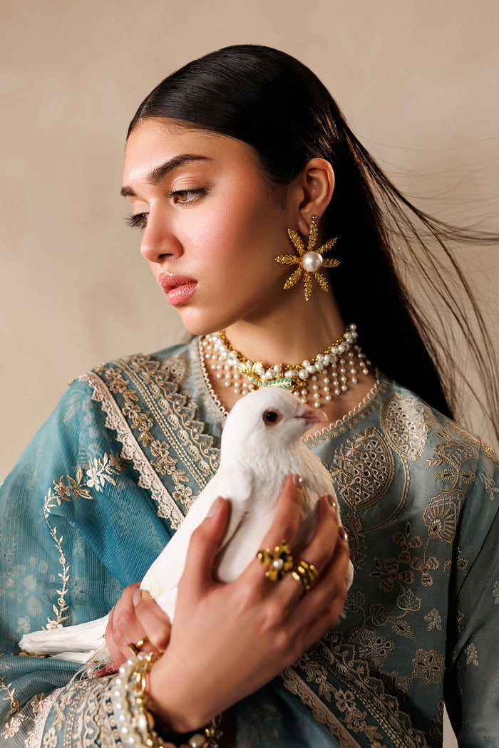 Baroque | Eid Lawn 26 | EL26-D01 - Luxury Dress - available at Maria Faisal in UK and USA.